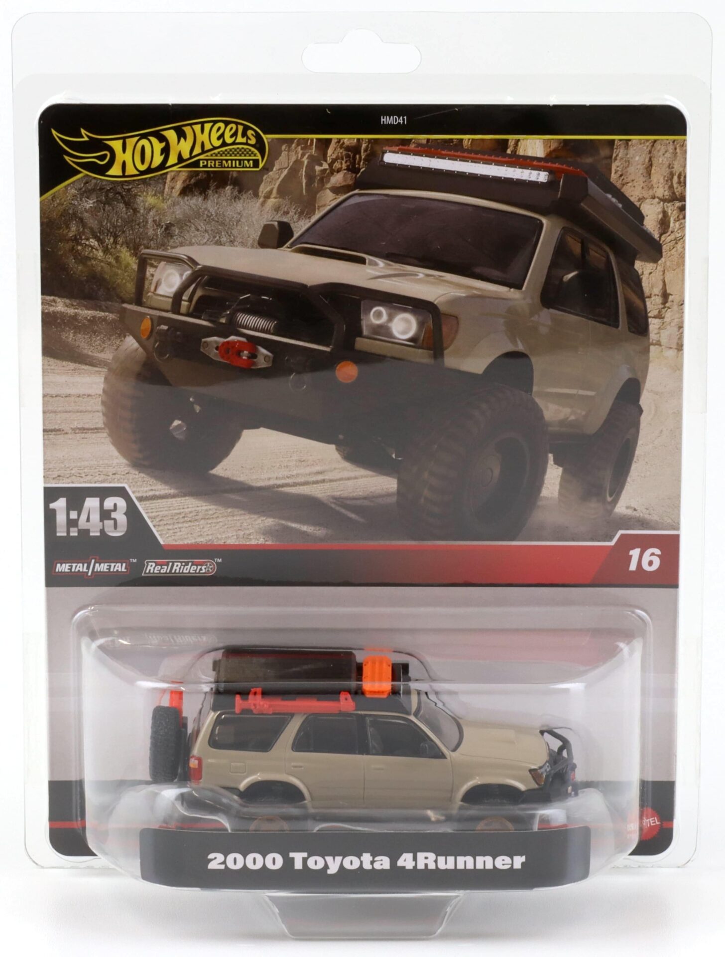 1:43 Hot Wheels Premium 2024 Real Riders HWT11 - 2000 Toyota 4Runner