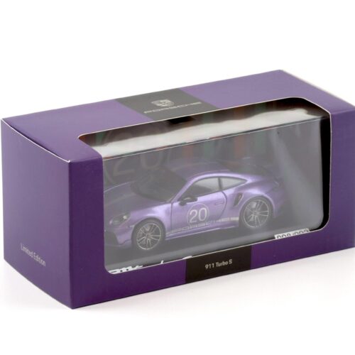 1:43 Minichamps Porsche 911 (992) Turbo S China 20th Anniversary violet blue WAP DEALER
