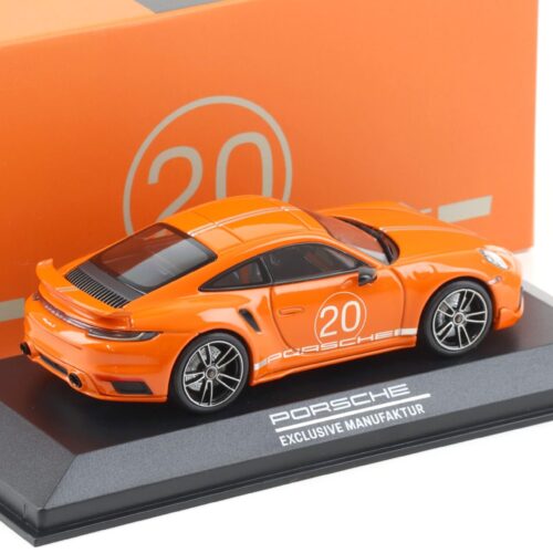 1:43 Minichamps Porsche 911 (992) Turbo S China 20th Anniversary Gulf orange WAP DEALER