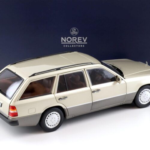 1:18 Norev Mercedes 300D T-Modell Estate S124 E-Class 1990 Smoke silver - Limited 200 pcs.