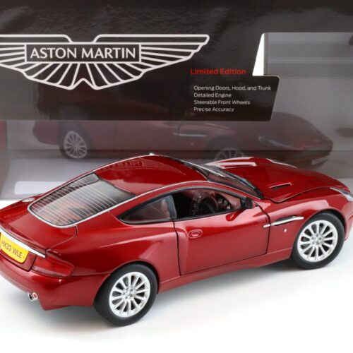 1:18 Auto World 2005 Aston Martin V12 Vanquish Coupe toro red mica metallic