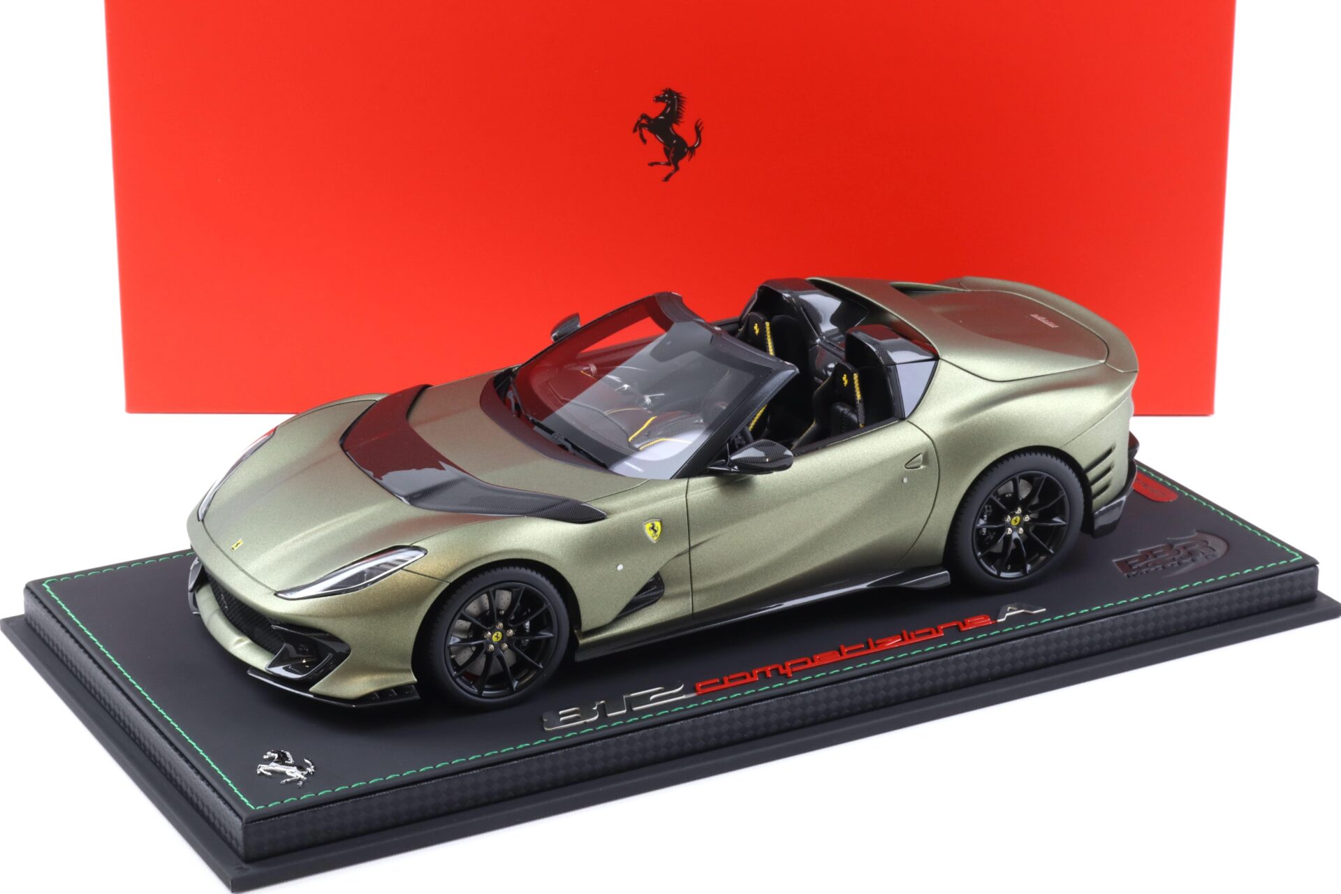 1:18 BBR Ferrari 812 Competizione A Aperta Verde Manzoni matt - Limited 70 pcs.
