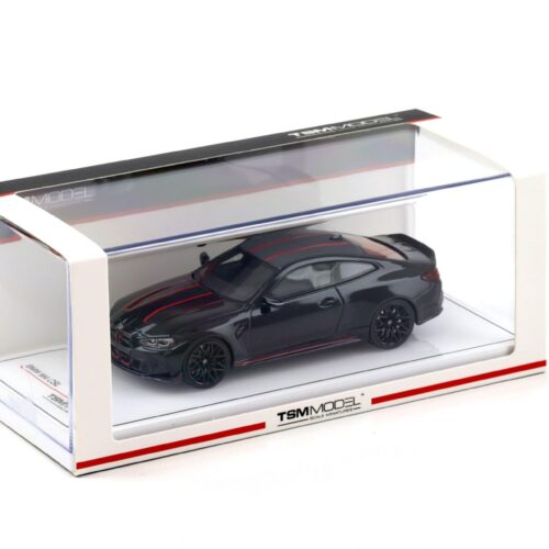1:43 TSM Model BMW M4 CSL Coupe G82 Sapphire black/ red 2022 TSM430775