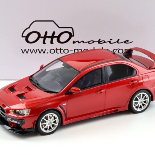 1:18 OTTO mobile OT1084 Mitsubishi Lancer EVO X FQ400 Sedan Orient red 2012