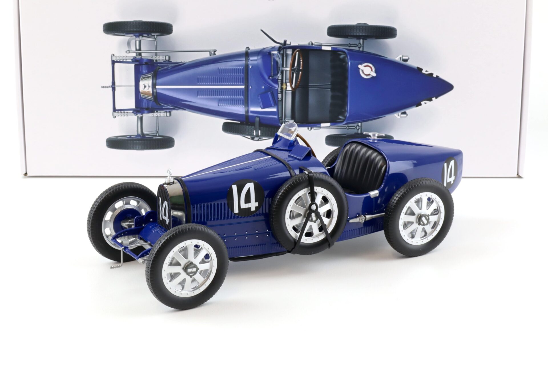 1:12 Norev Bugatti T35 - 1925 #14 dark blue 125703