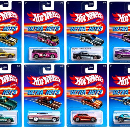 1:64 Hot Wheels 2024 Ultra Hots Pack 8 pcs. 979G Ford, Mazda, Porsche