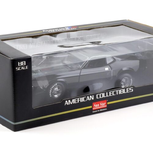 1:18 Sun Star 1971 Ford Mustang Pro Stock Drag Car black 3618