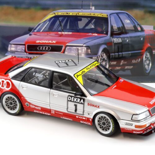 1:18 WERK83 Audi V8 Quattro DTM 1992 #1 Frank Biela silver