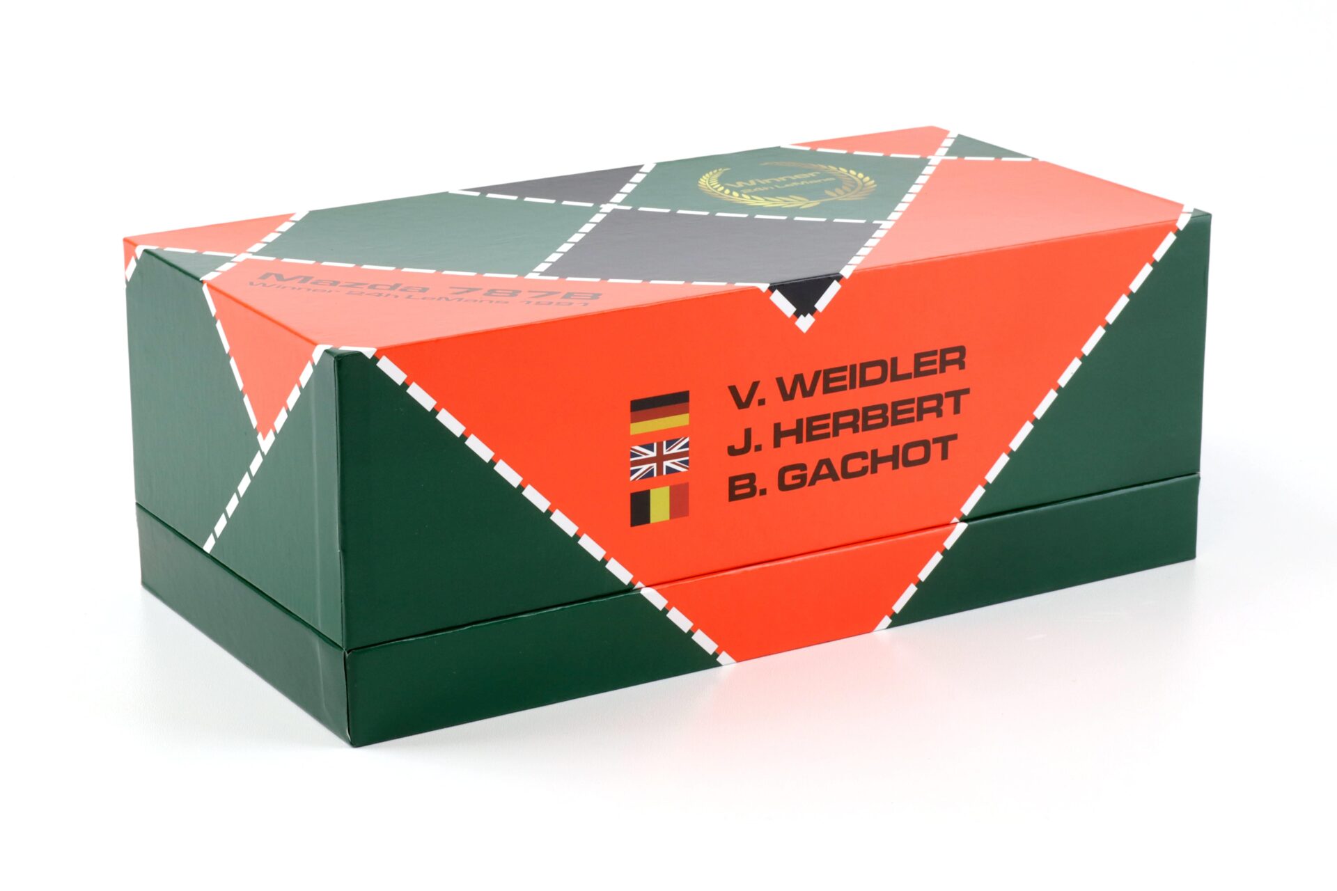 1:18 WERK83 Mazda 787B Winner 24h Le Mans 1991 #55 Weidler/ Herbert Collectors Box