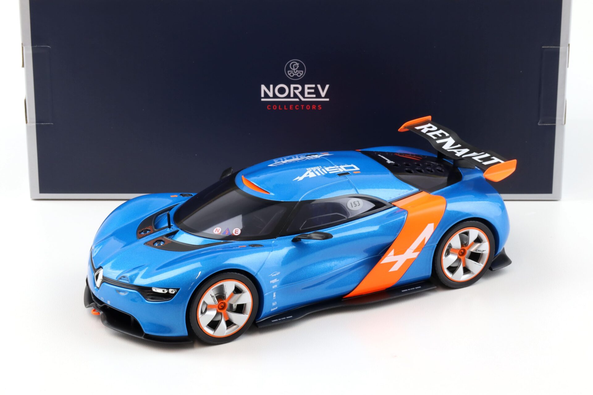 1:18 Norev Renault Alpine A110-50 blue metallic/ orange 185147