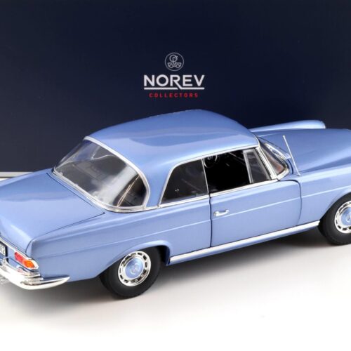 1:18 Norev Mercedes 280 SE Coupe W111 1969 light blue metallic 183532