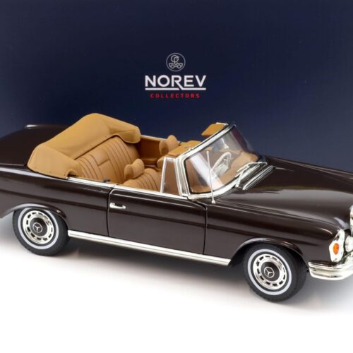 1:18 Norev Mercedes 280 SE Cabriolet W111 1969 brown 183568