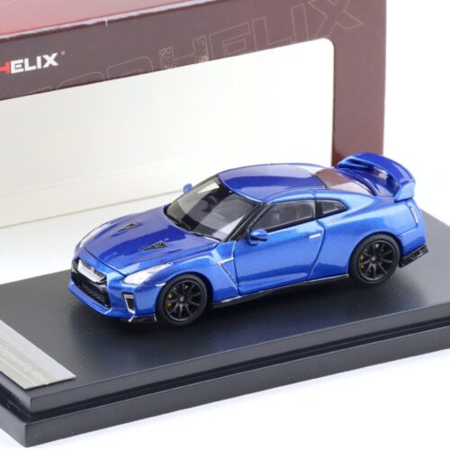 1:64 Motorhelix Nissan GT-R (R35) Track Edition Bayside blue M63513