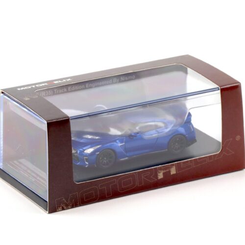 1:64 Motorhelix Nissan GT-R (R35) Track Edition Bayside blue M63513
