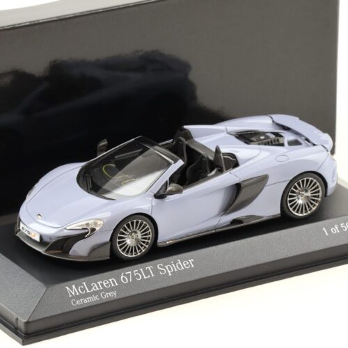 1:43 Minichamps McLaren 675LT Spider 2016 Ceramic grey DEALER VERSION