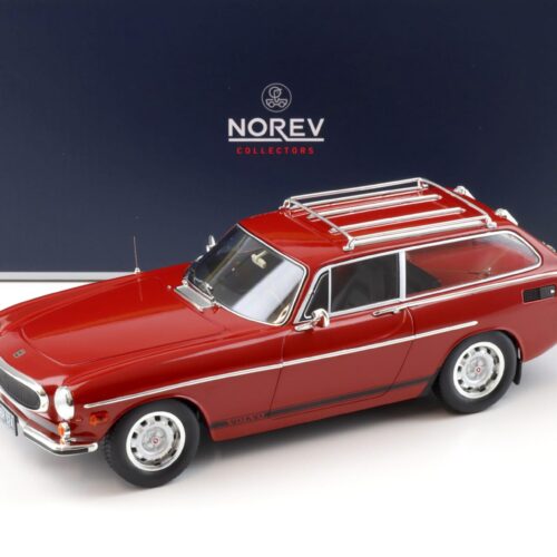 1:18 Norev Volvo 1800 ES US Version 1972 red with lower side stripes