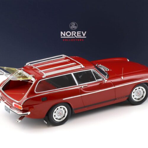 1:18 Norev Volvo 1800 ES US Version 1972 red with lower side stripes
