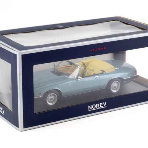 1:18 Norev Jaguar XJ-S 5.3 H.E. Convertible 1988 light blue metallic