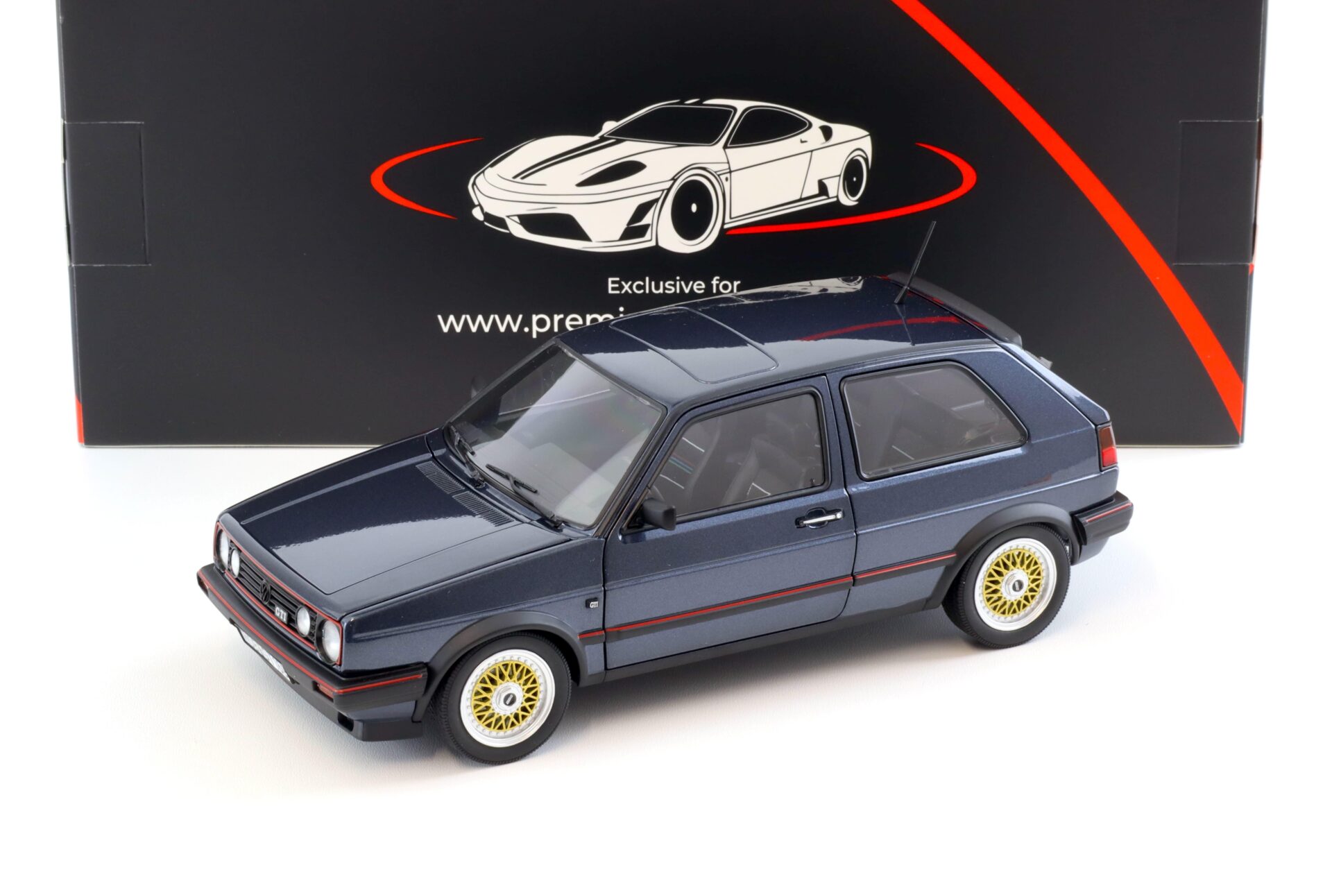 1:18 Norev VW Golf 2 GTI 1988 Helios blue metallic 188563 - Limited 500 pcs.
