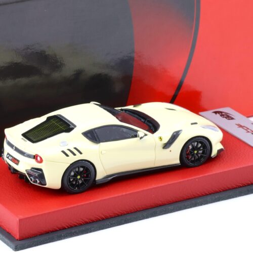 1:43 BBR Ferrari F12 TDF Avorio Gloss / red Base - Limited 20 pcs.