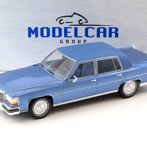1:18 MCG 1982 Cadillac Fleetwood Brougham blue metallic