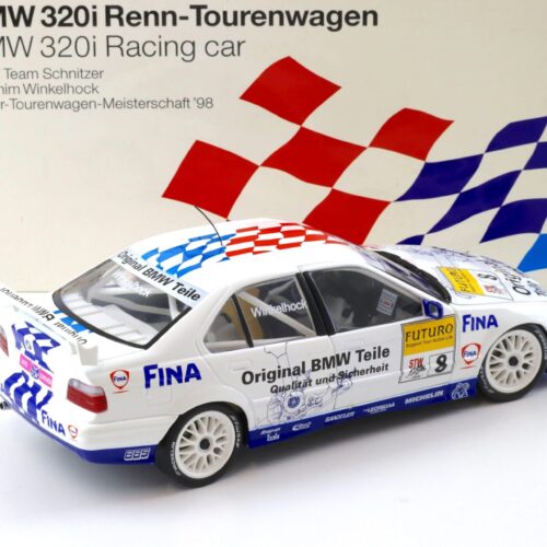 1:18 UT Models BMW 320i E36 STW 1998 Team Schnitzer #8 Winkelhock DEALER VERSION
