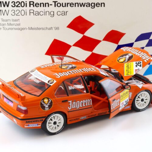 1:18 UT Models BMW 320i E36 STW 1998 Jägermeister Menzel #26 DEALER VERSION - Image 4