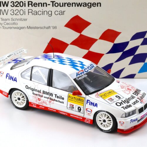 1:18 UT Models BMW 320i E36 STW 1998 Team Schnitzer #9 Cecotto DEALER VERSION