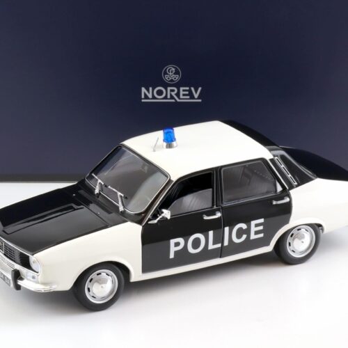 1:18 Norev Renault 12 Police 1973 white/ black - Limited 250 pcs.