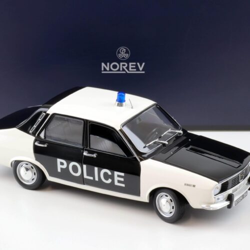 1:18 Norev Renault 12 Police 1973 white/ black - Limited 250 pcs.