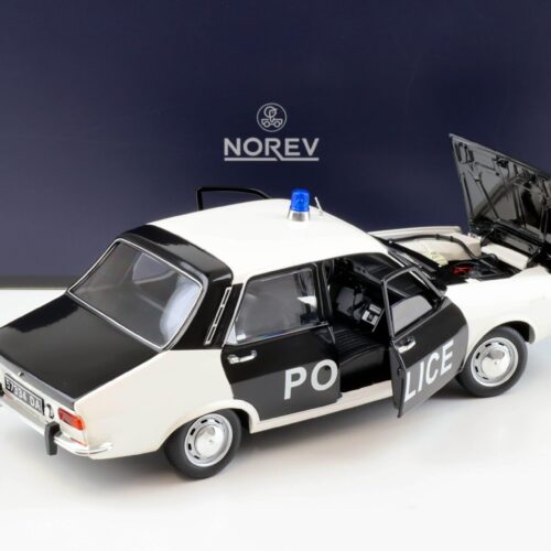 1:18 Norev Renault 12 Police 1973 white/ black - Limited 250 pcs.