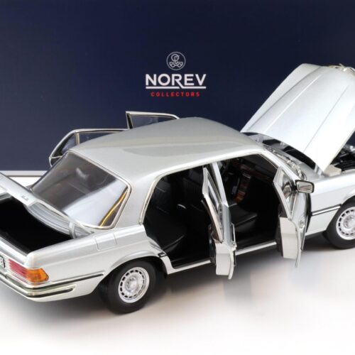 1:18 Norev Mercedes 450 SEL 6.9 Limousine silver metallic 1976 - Image 4
