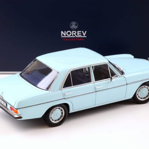 1:18 Norev Mercedes 200 Strich-Acht /8 Limousine W115 light blue 1968
