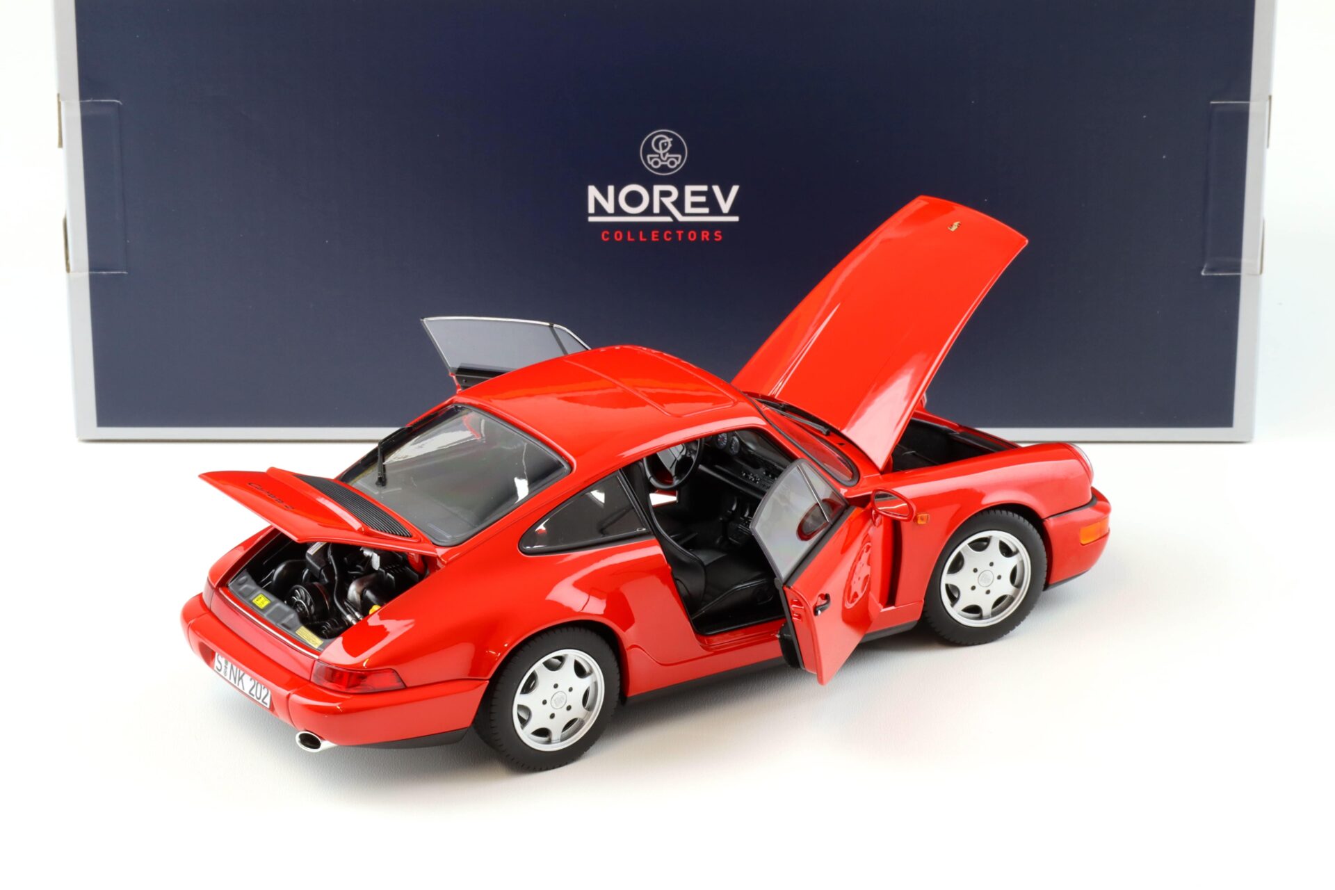1:18 Norev Porsche 911 (994) Carrera 2 Coupe 1990 red 187320