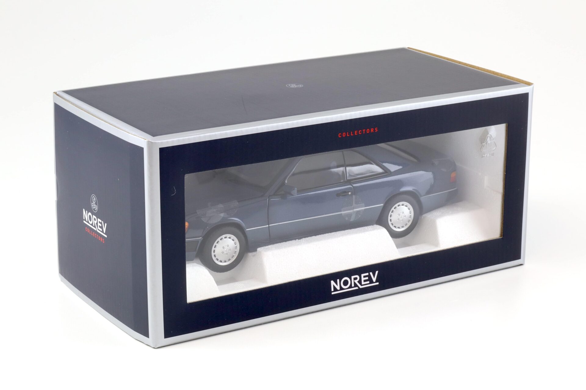 1:18 Norev Mercedes 300 CE-24 Coupe 1990 nautical blue - Limited 1000 pcs.
