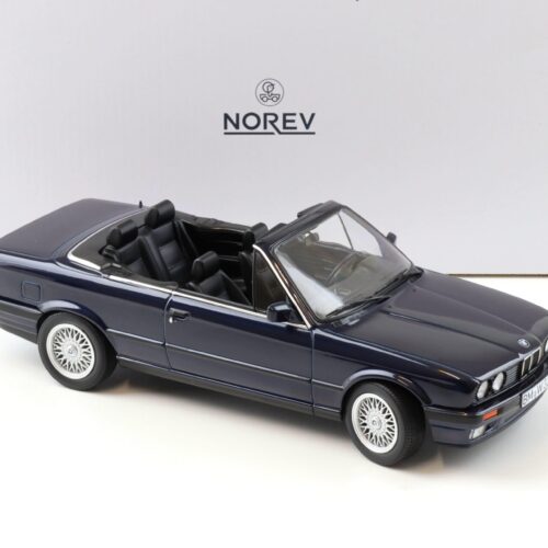 1:18 Norev BMW 325i Cabriolet E30 dark blue metallic 1991 - Limited 500 pcs.