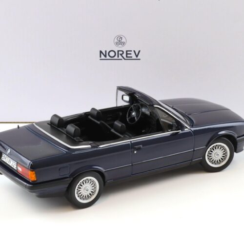 1:18 Norev BMW 325i Cabriolet E30 dark blue metallic 1991 - Limited 500 pcs.