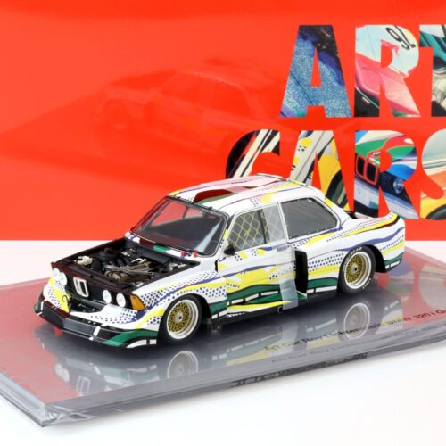 1:18 Minichamps BMW 320i Gruppe 5 Roy Lichtenstein ART CAR DEALER VERSION