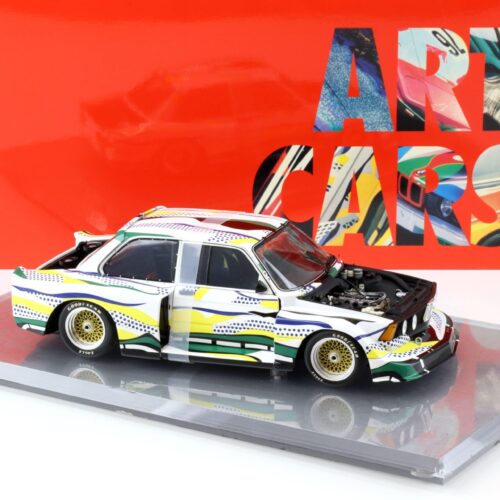 1:18 Minichamps BMW 320i Gruppe 5 Roy Lichtenstein ART CAR DEALER VERSION