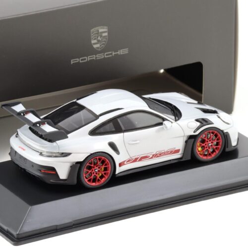 1:43 Spark Porsche 911 (992) GT3 RS ice grey metallic/ pyro red WAP DEALER