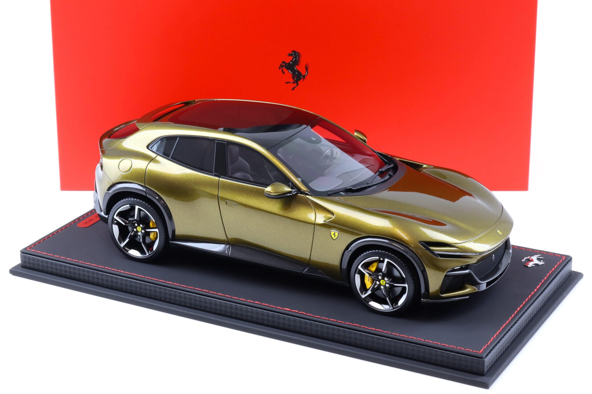 1:18 BBR Ferrari Purosangue with Panoramic roof Verde Volterra - Limited 20 pcs.