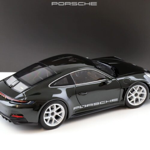 1:18 Norev Porsche 911 992 S/T Coupe dark Olive green/ Cognac interior WAP DEALER