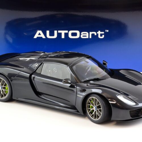 1:12 AUTOart Porsche 918 Spyder 2013 basalt black metallic 12121