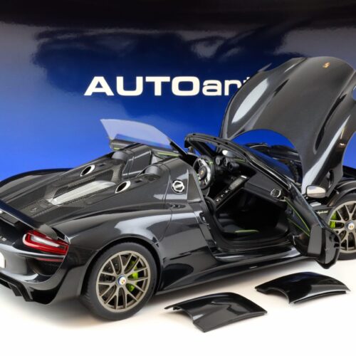 1:12 AUTOart Porsche 918 Spyder 2013 basalt black metallic 12121