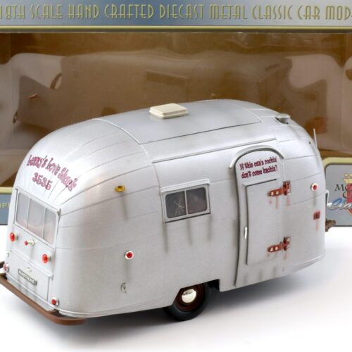 1:18 Motor City Classics Weathered AIRSTREAM Trailer Camper Wohnwagen silver 94007