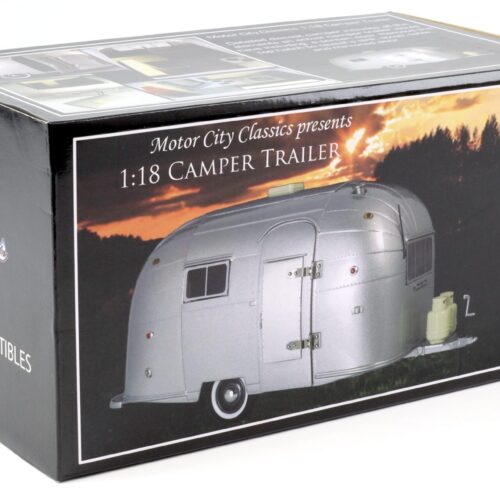1:18 Motor City Classics Bowlus Teller Airstream Camper Wohnwagen silver 88101