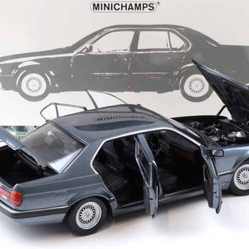 1:18 Minichamps BMW 730i E32 Limousine 1986 grey metallic
