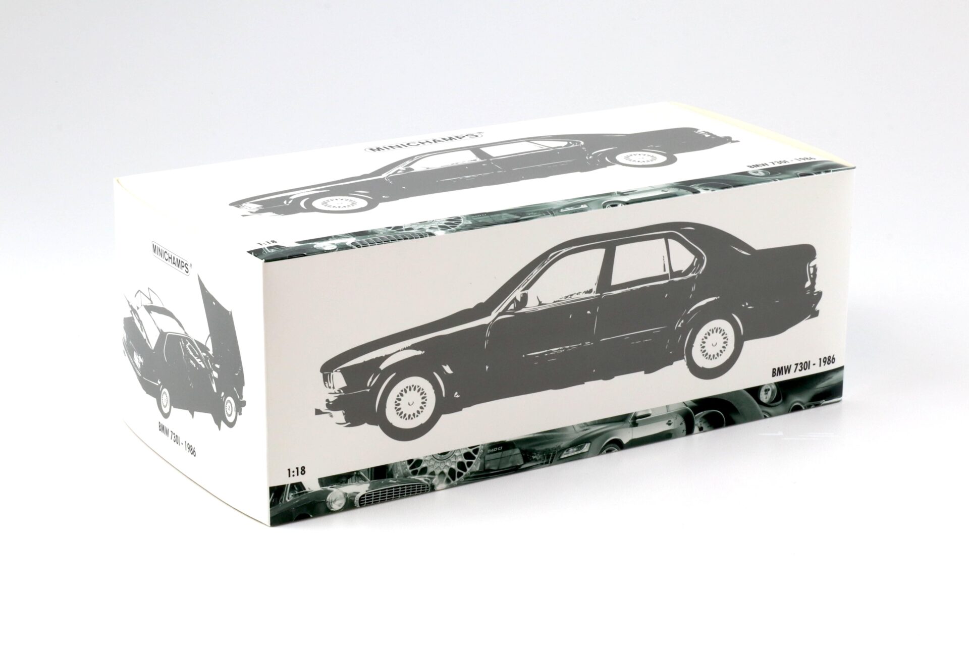 1:18 Minichamps BMW 730i E32 Limousine 1986 grey metallic