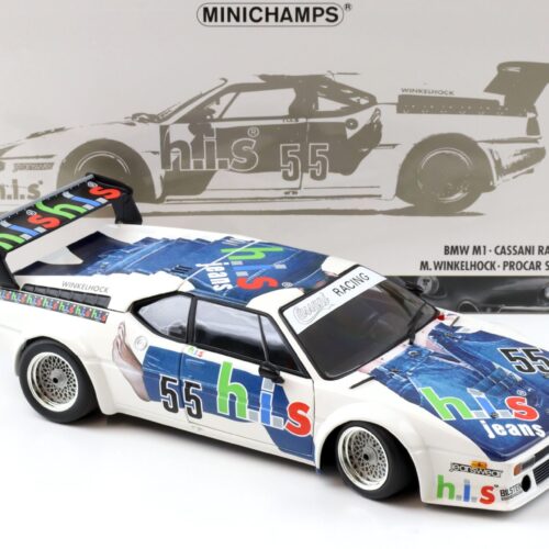 1:18 Minichamps BMW M1 ProCar Cassani Racing Team HIS #55 Winkelhock 1980 - Image 2