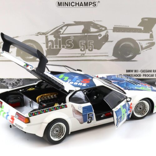 1:18 Minichamps BMW M1 ProCar Cassani Racing Team HIS #55 Winkelhock 1980 - Image 4